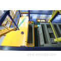 Transition trolley of electroplating production line